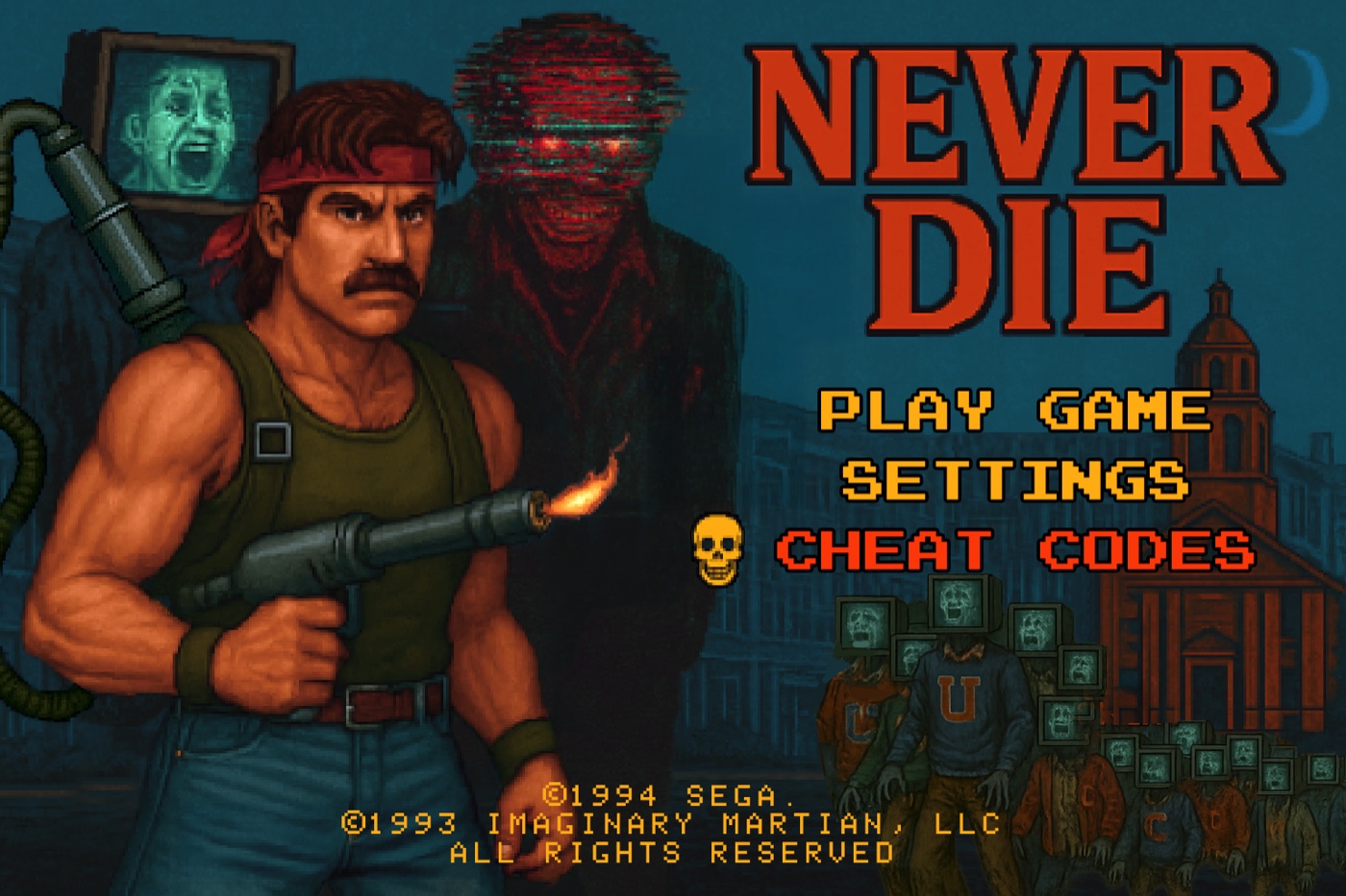 Still from Never Die